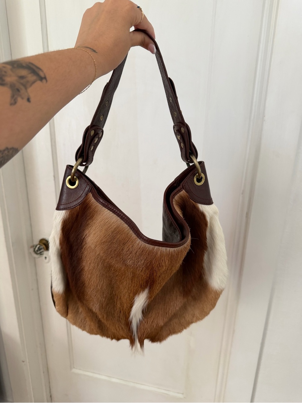 Wilson’s Leather Ponyhair Shoulder Bag